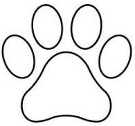 picture of a paw print